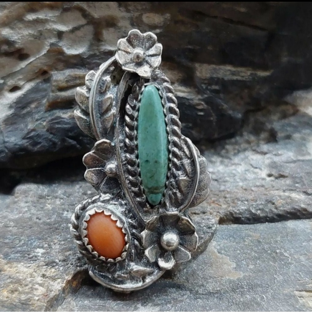 Beautiful Boho Western Native Ring - image 2